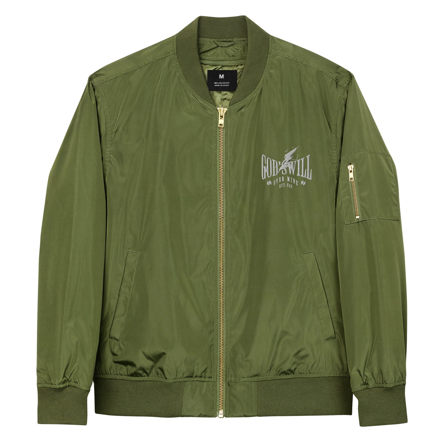 Premium recycled bomber jacket